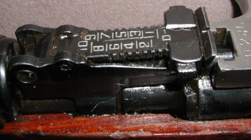 Albanian SKS Rear Sight